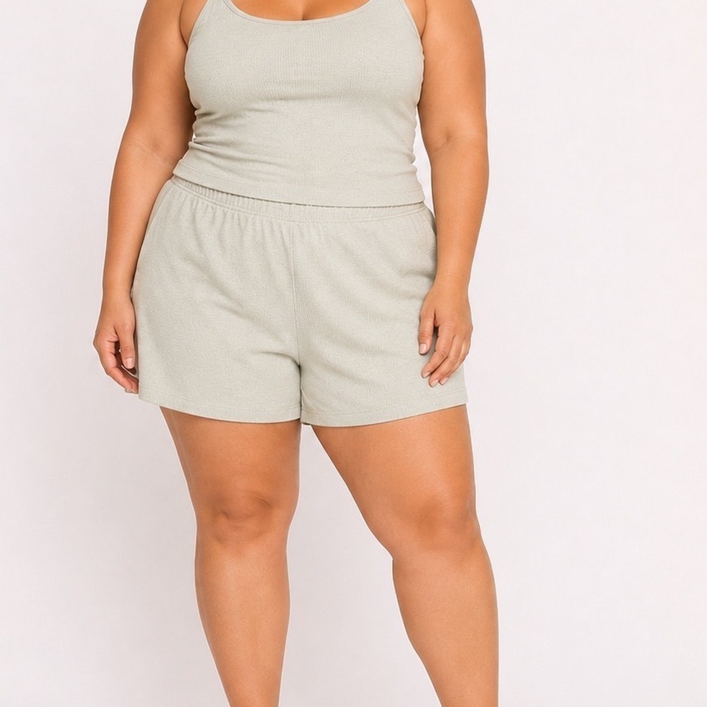 SKIMS Sleep Short Talc Womens 4X